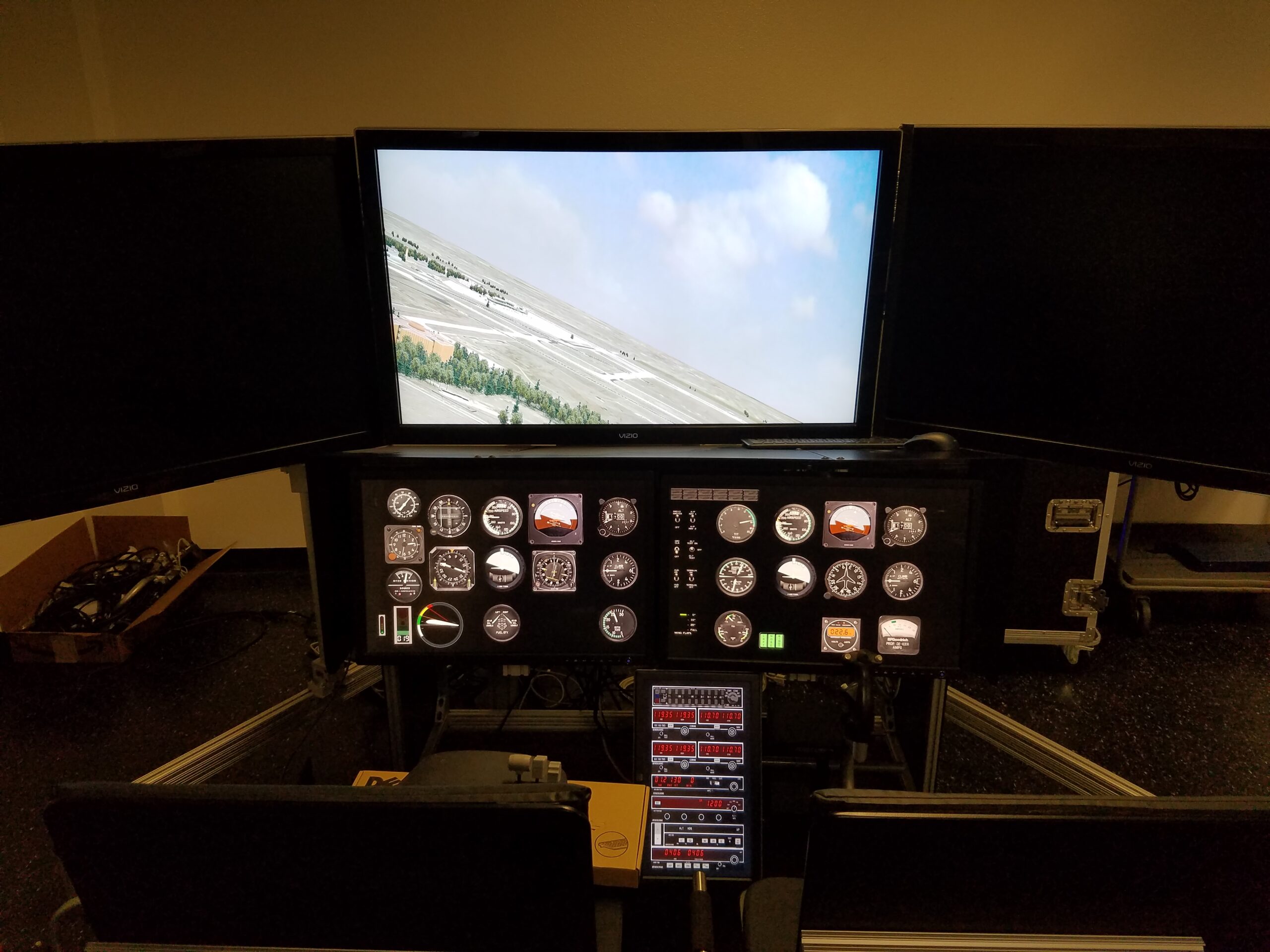 Malibu Cockpit with Standard Instruments